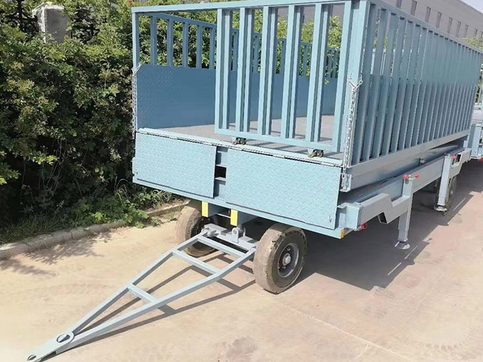 斜坡式液压卸猪台