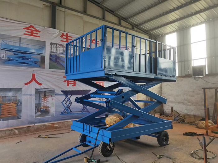 移动式液压卸猪台